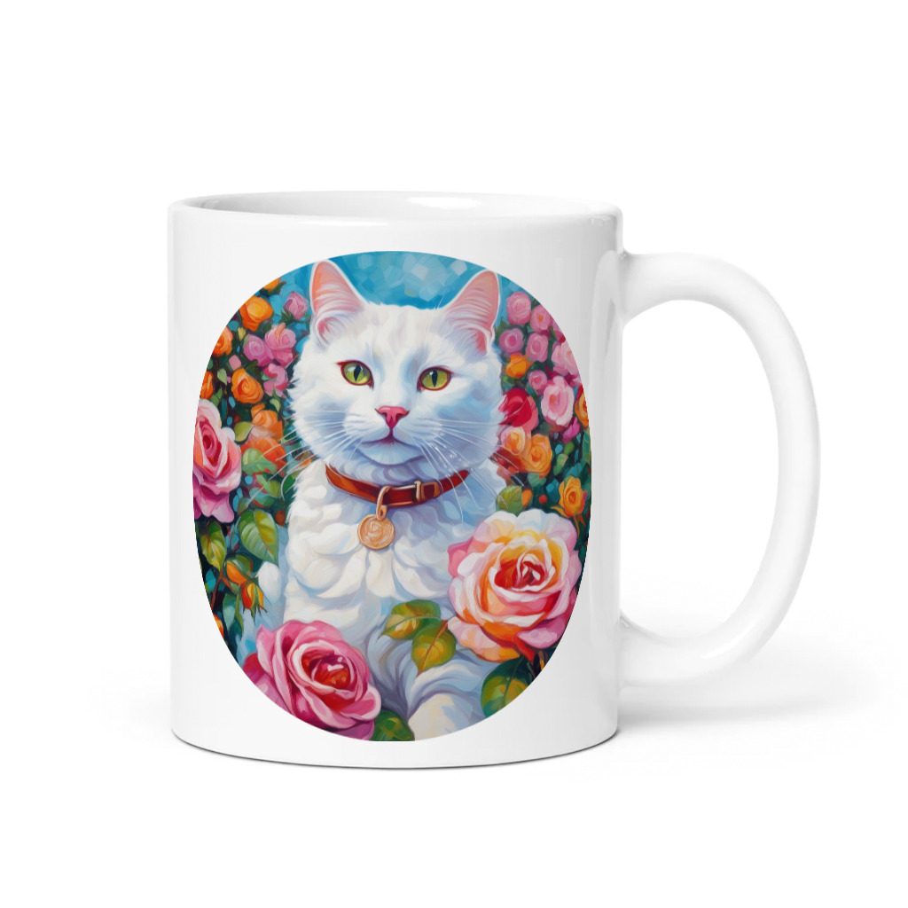 PugMug Custom White Companion Cat Mug
