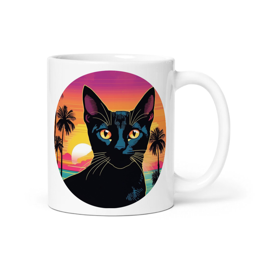 PugMug Custom Black Abyssinian Cat Mug