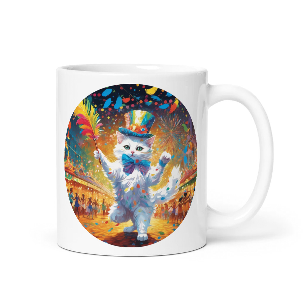 PugMug Custom White Companion Cat Mug