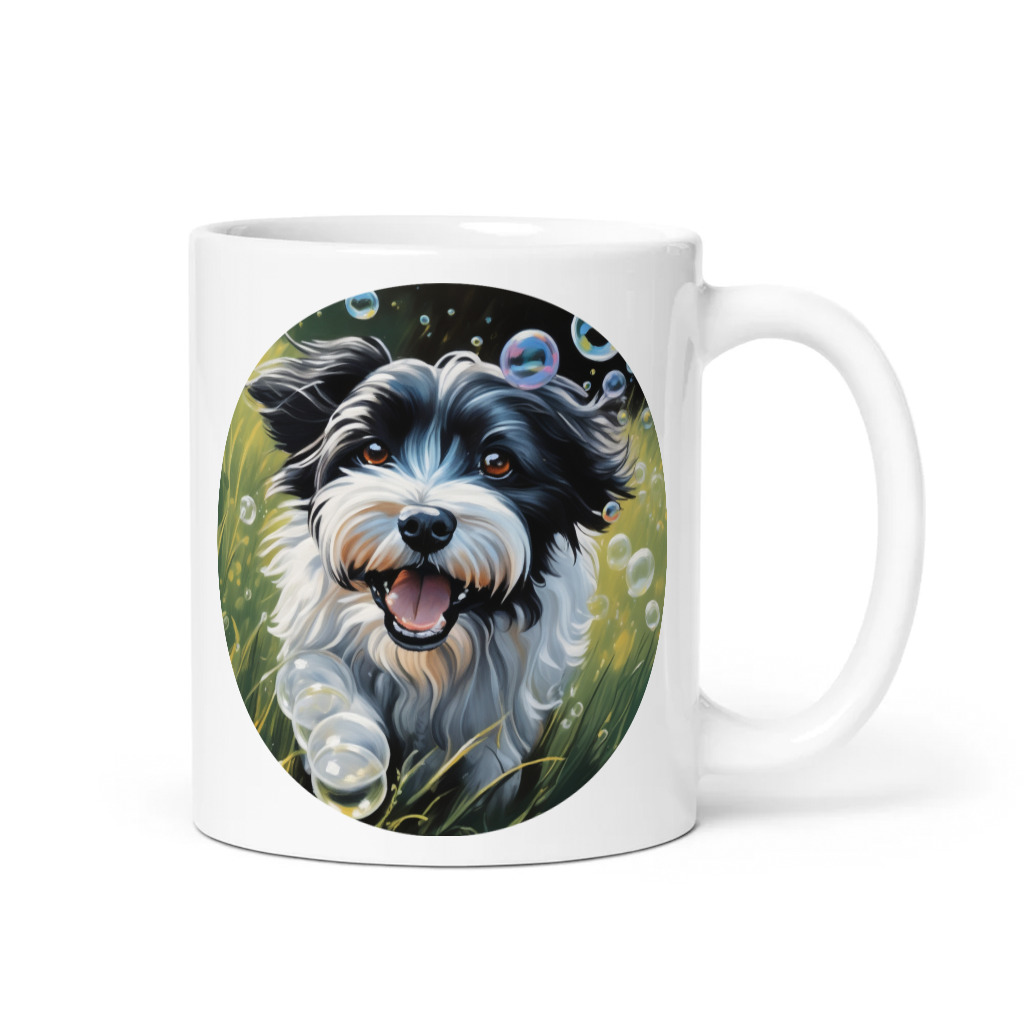 PugMug Custom Black-and-white Havanese Dog Mug