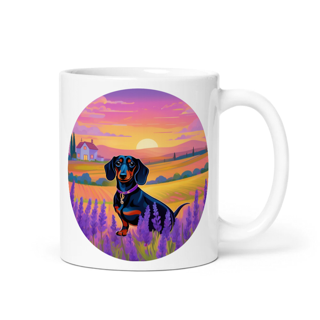 PugMug Custom Black Dachshund Mug