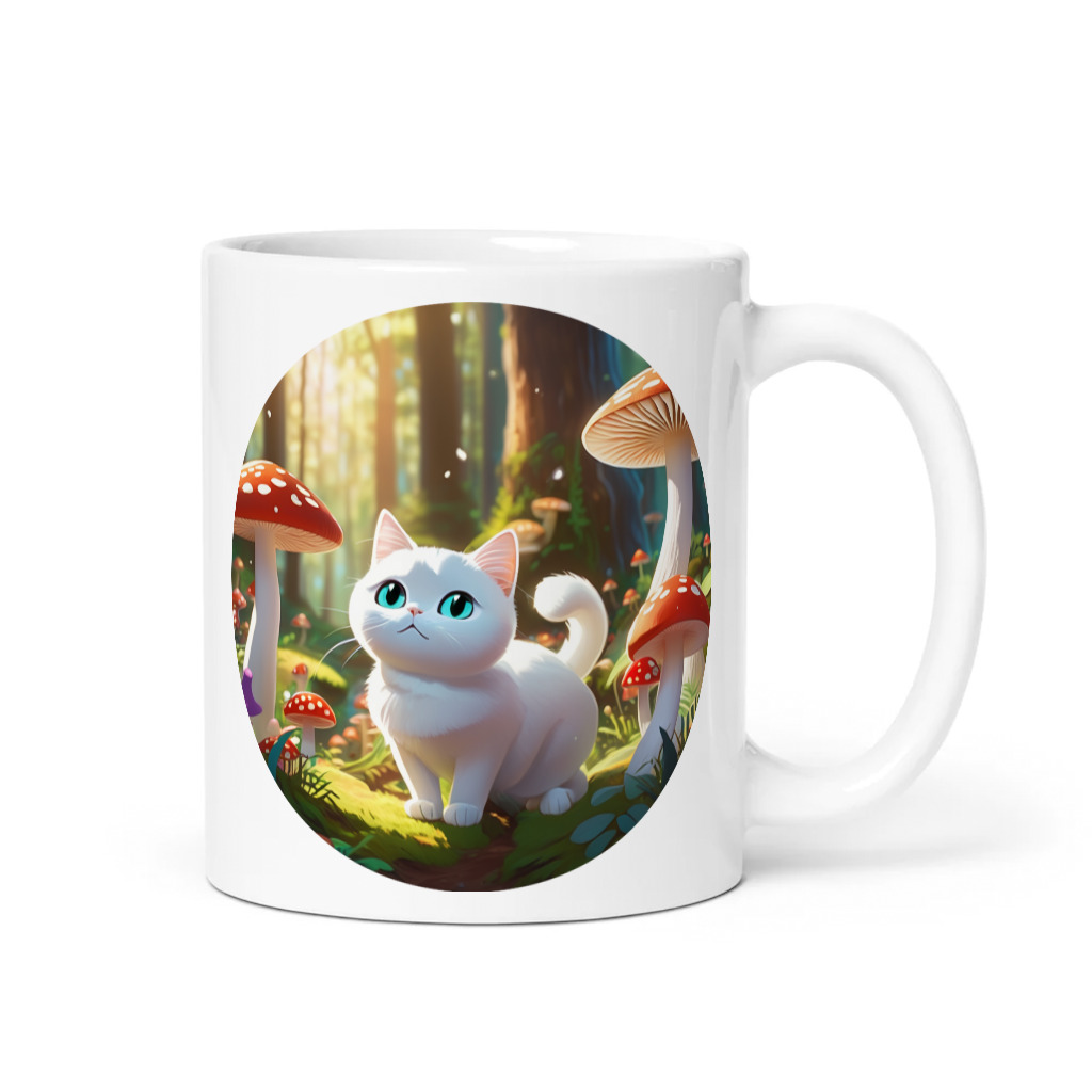 PugMug Custom White Companion Cat Mug