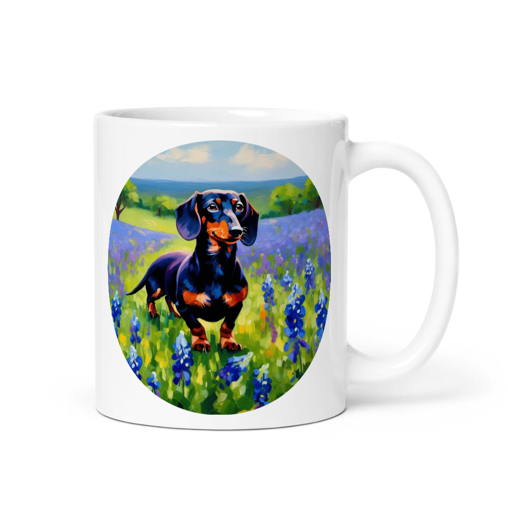 PugMug Custom Black Dachshund Mug