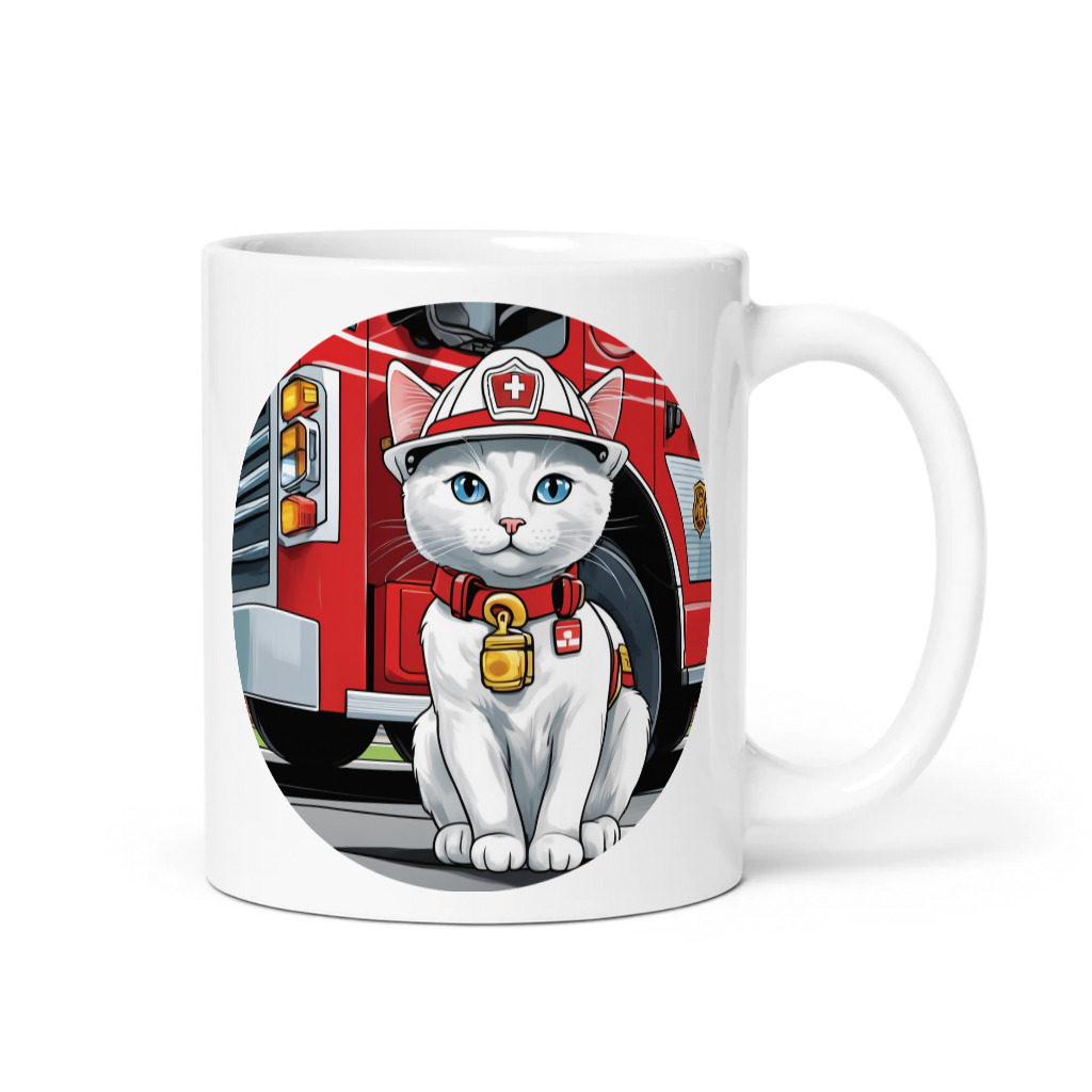 PugMug Custom White Companion Cat Mug