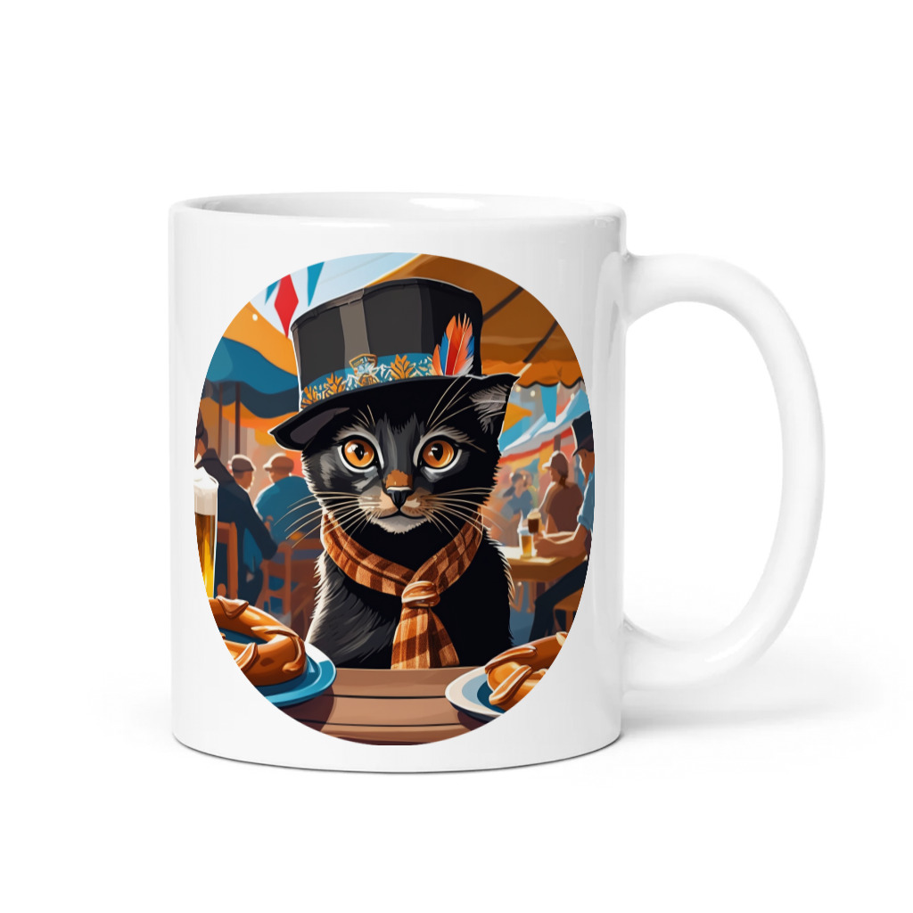 PugMug Custom Black Abyssinian Cat Mug