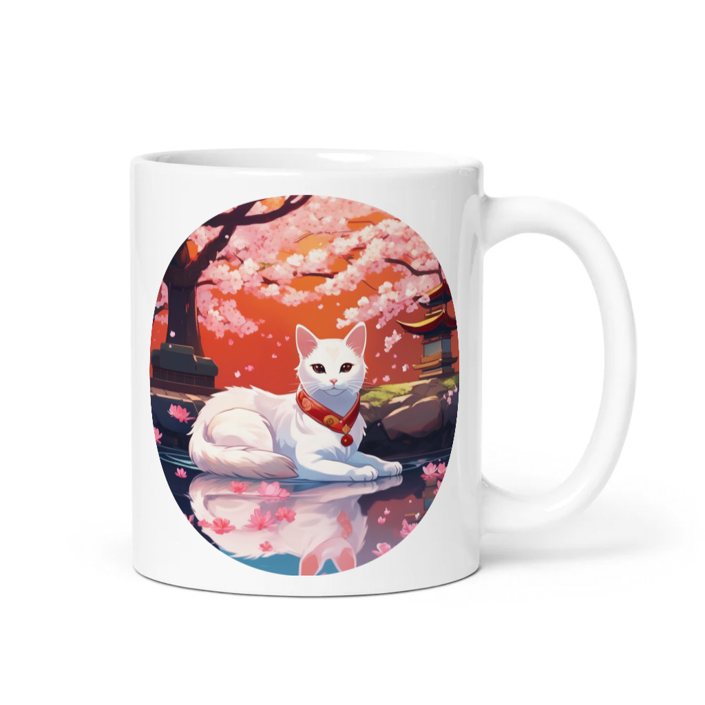 PugMug Custom White Companion Cat Mug