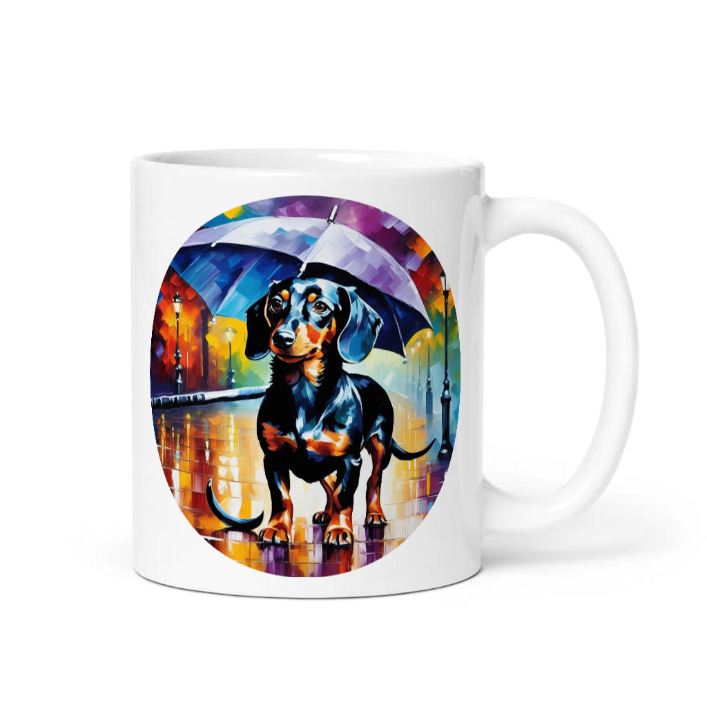 PugMug Custom Black Dachshund Mug