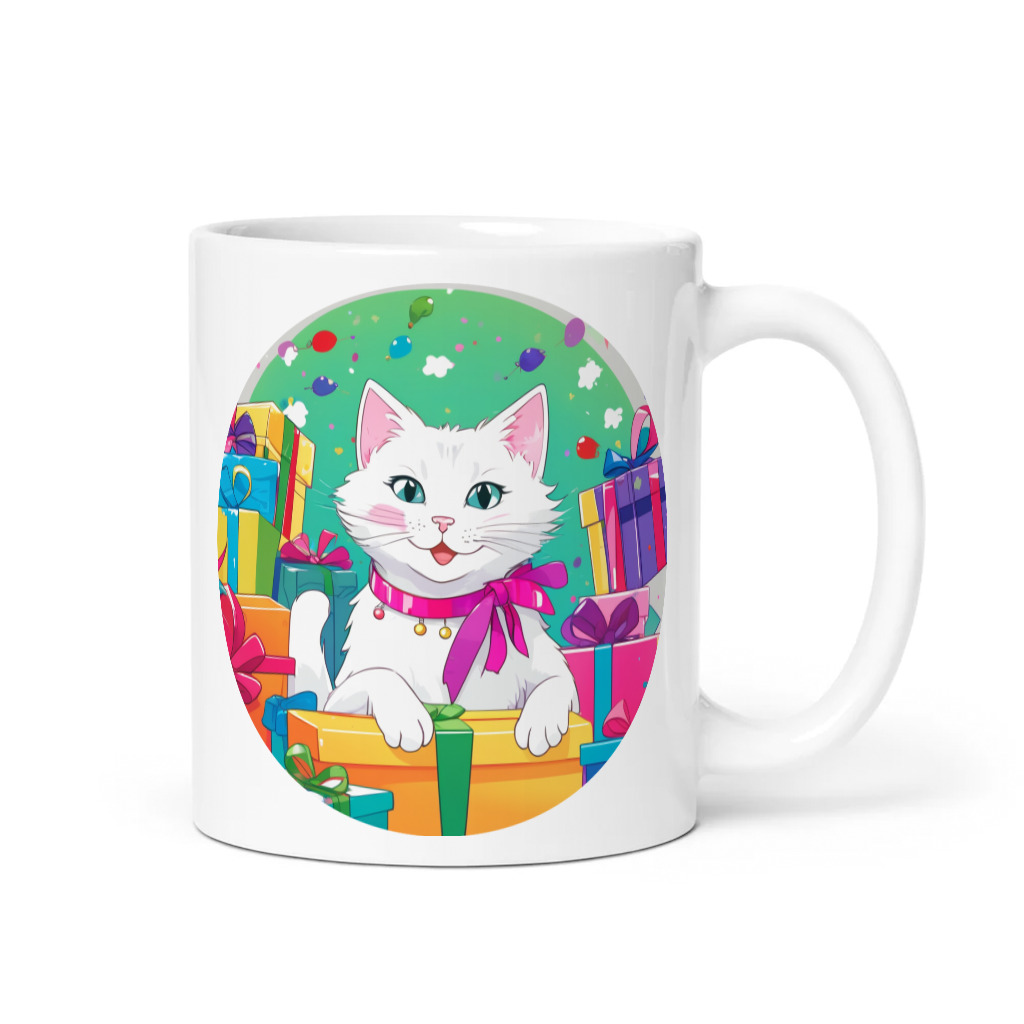 PugMug Custom White Companion Cat Mug