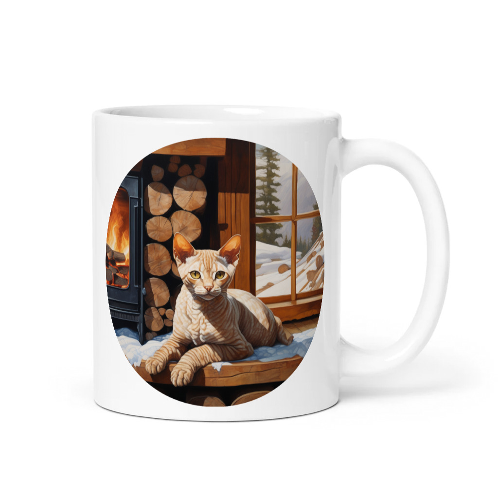 PugMug Custom Tabby Devon Rex Cat Mug
