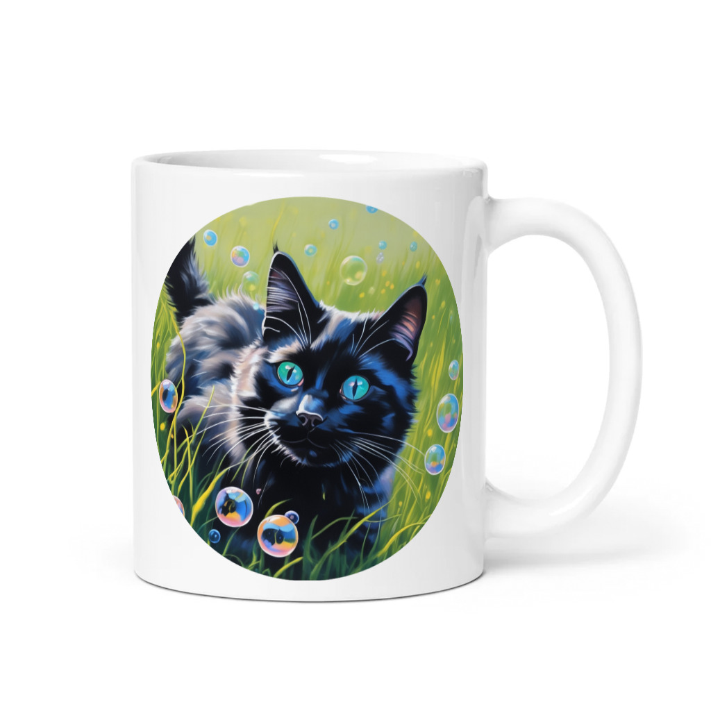 PugMug Custom Black Ragdoll Cat Mug