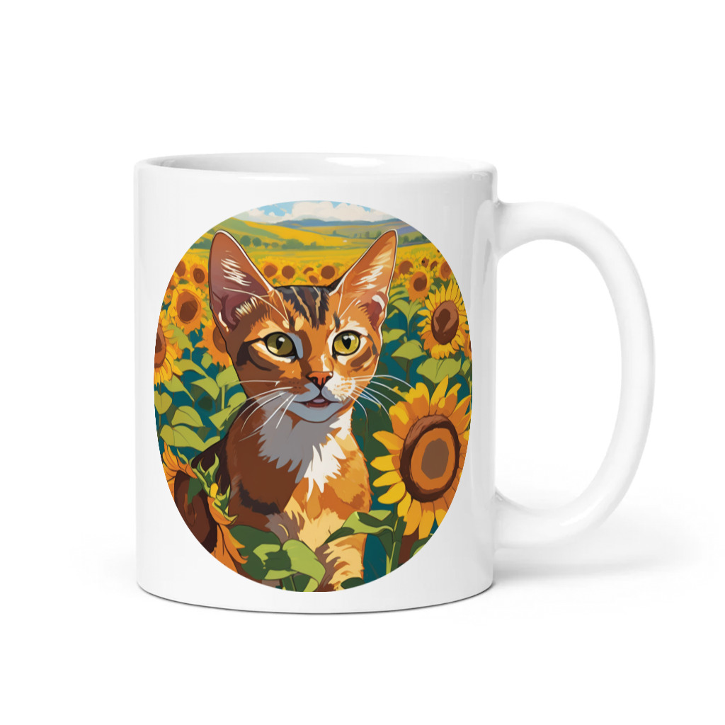 PugMug Custom Tabby Abyssinian Cat Mug