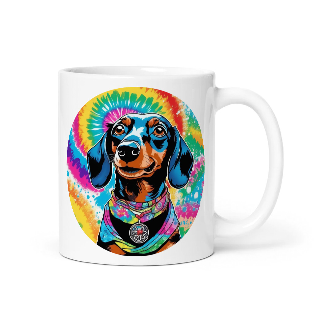 PugMug Custom Black Dachshund Mug