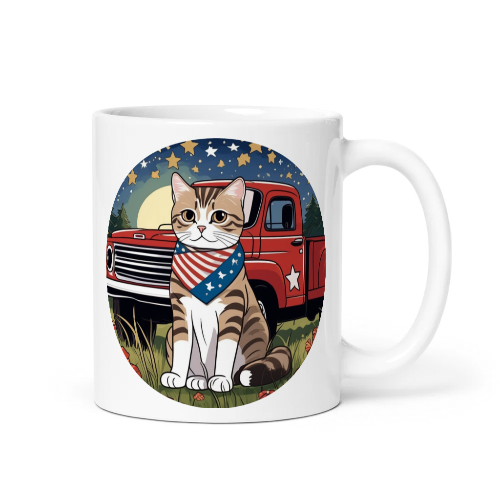 PugMug Custom Tabby Scottish Fold Cat Mug