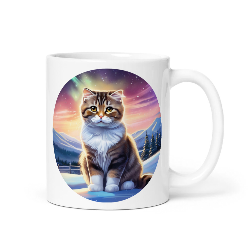 PugMug Custom Tabby Scottish Fold Cat Mug