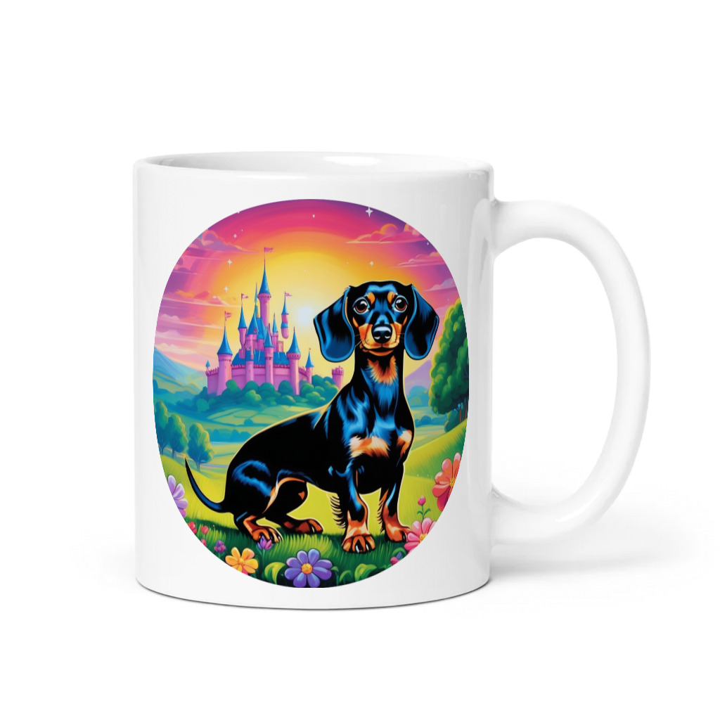 PugMug Custom Black Dachshund Mug
