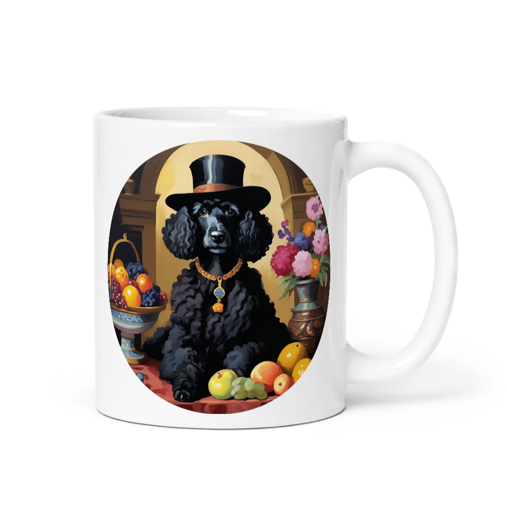 PugMug Custom Black Poodle Mug