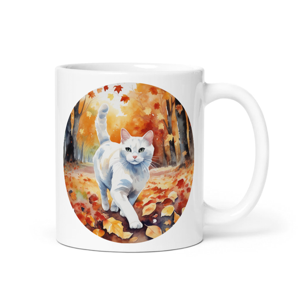 PugMug Custom White Companion Cat Mug