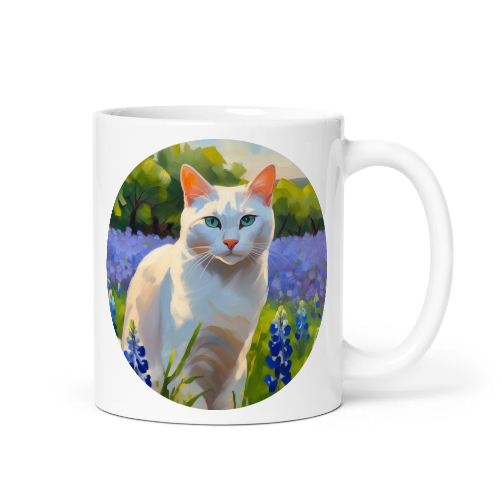 PugMug Custom White Companion Cat Mug