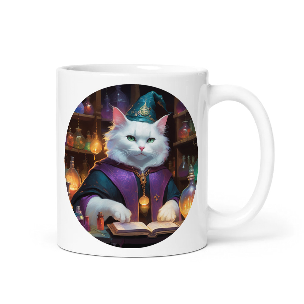 PugMug Custom White Companion Cat Mug