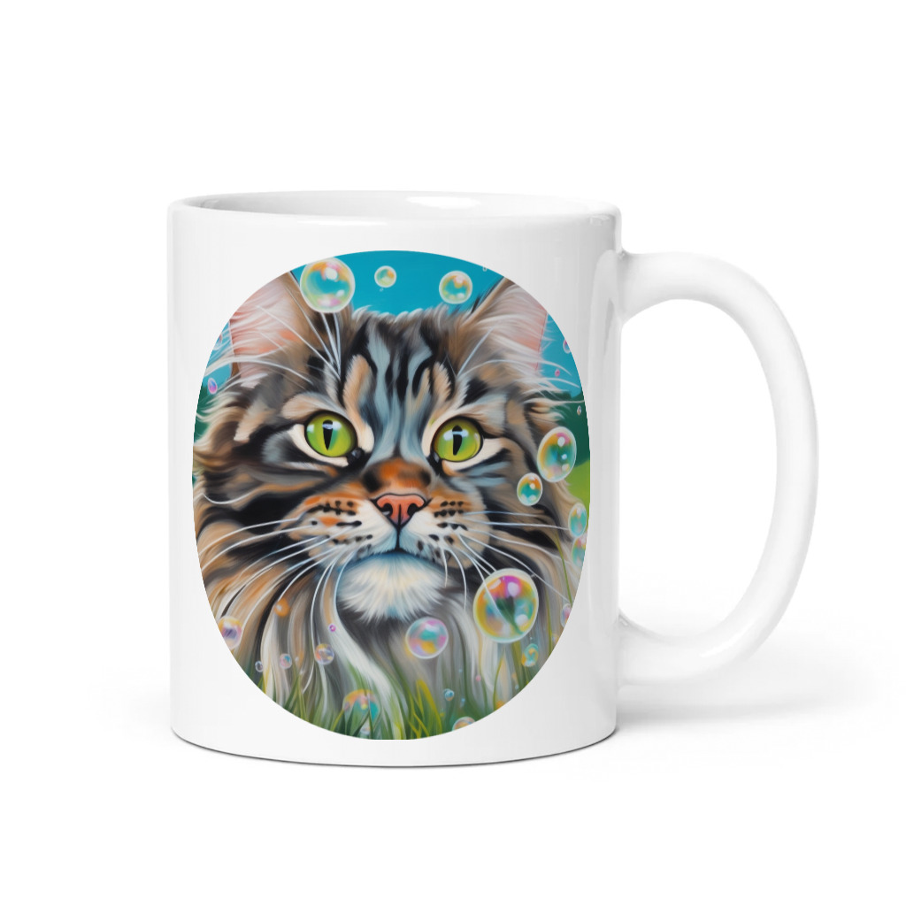 PugMug Custom Tabby Maine Coon Cat Mug