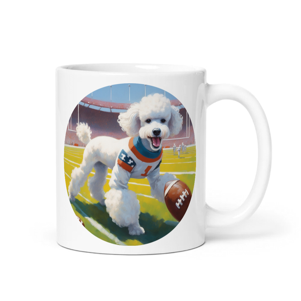 PugMug Custom White Poodle Mug