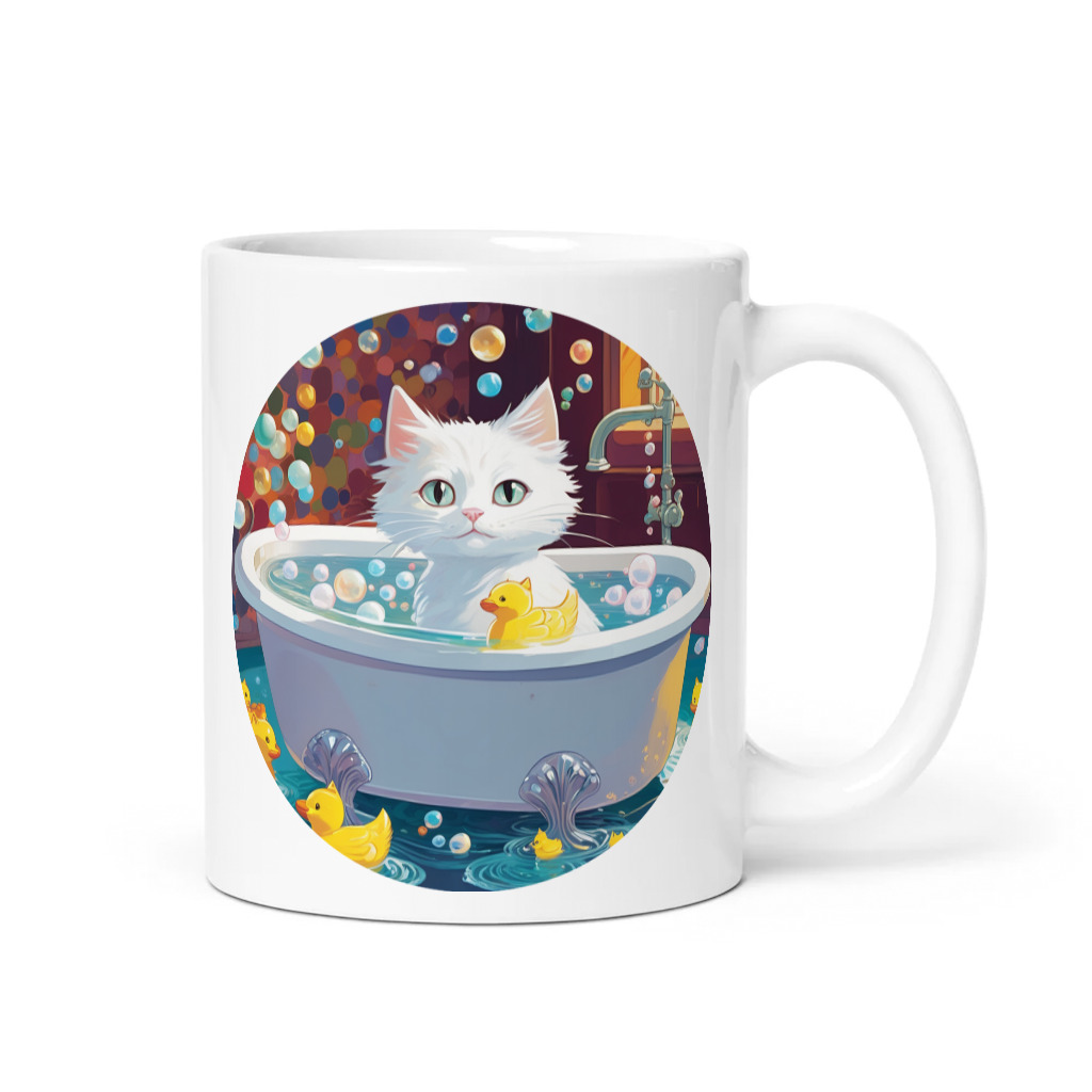PugMug Custom White Companion Cat Mug
