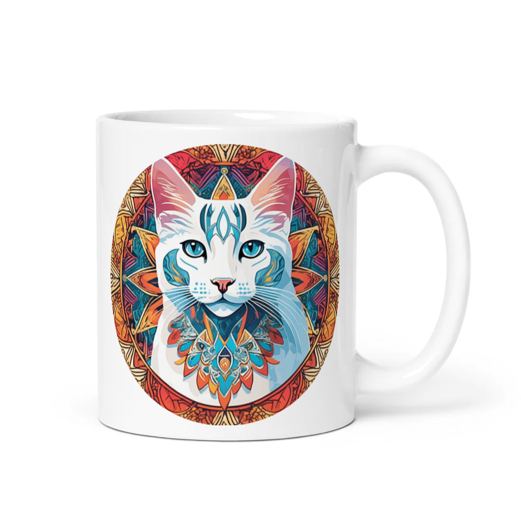 PugMug Custom White Companion Cat Mug