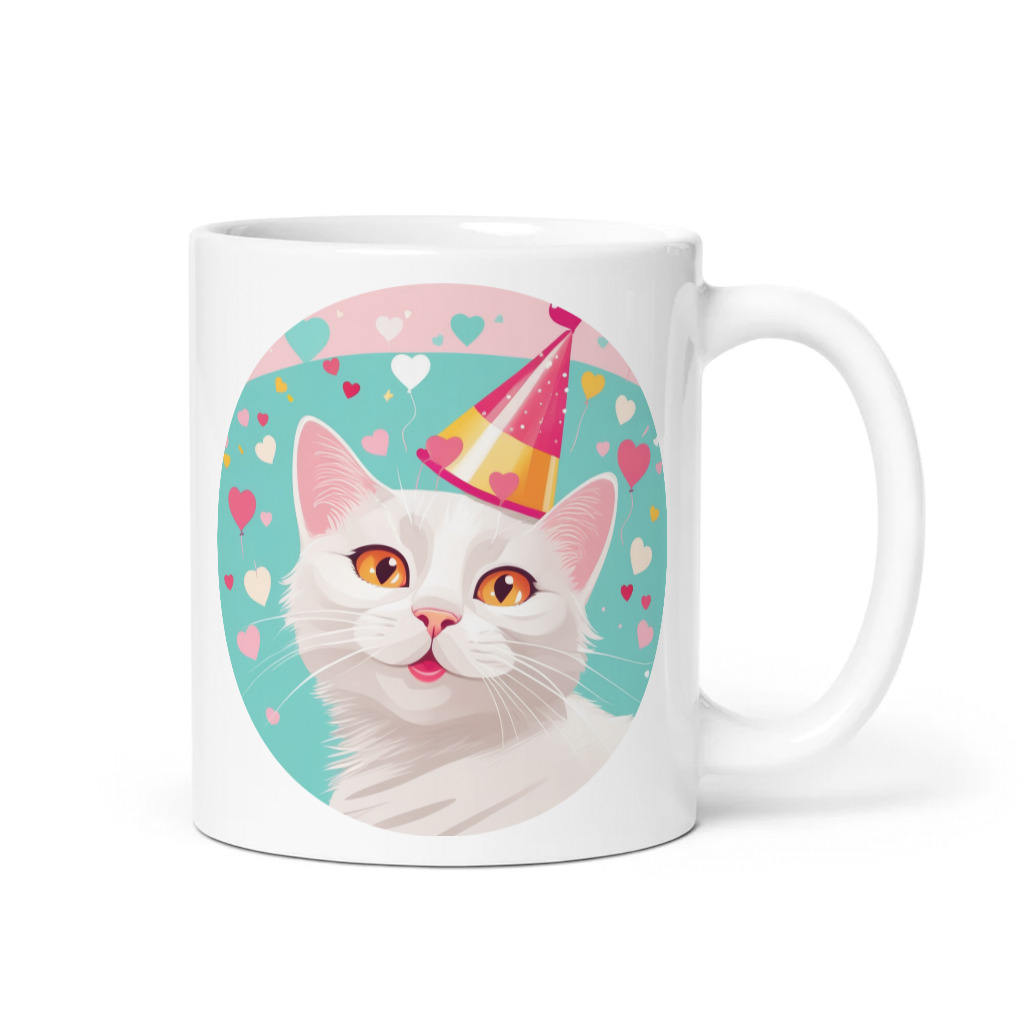 PugMug Custom White Companion Cat Mug