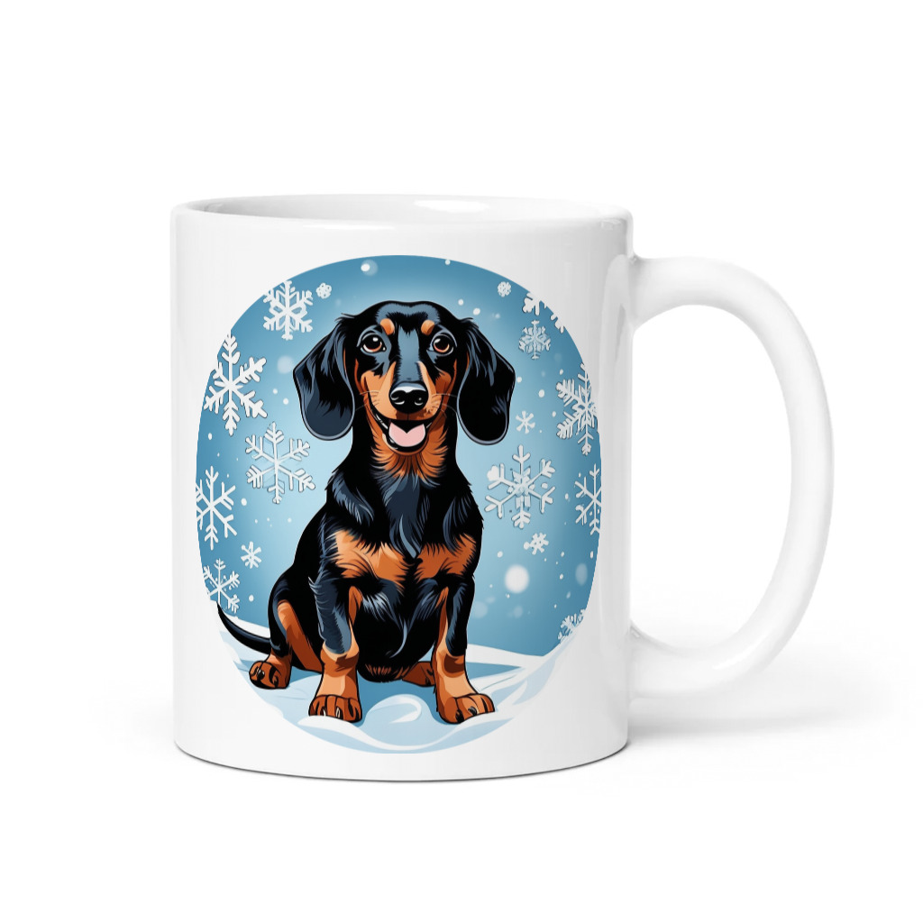 PugMug Custom Black Dachshund Mug