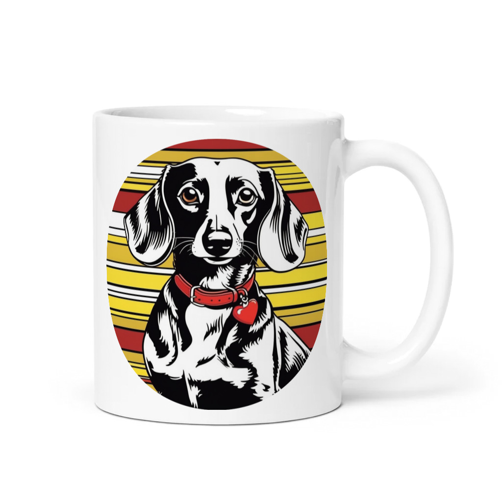 PugMug Custom Black Dachshund Mug