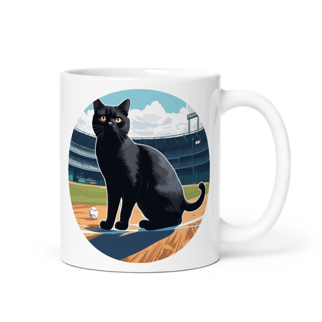 PugMug Custom Black British Shorthair Cat Mug