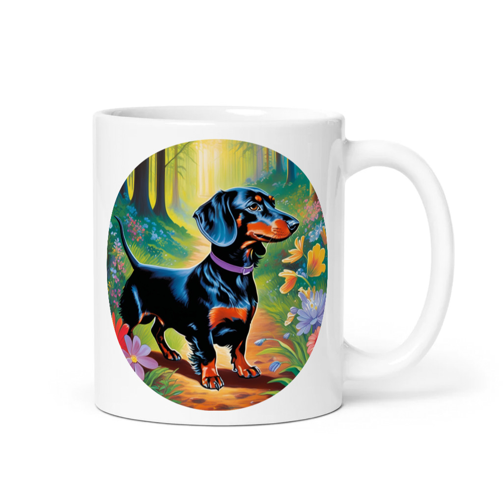 PugMug Custom Black Dachshund Mug