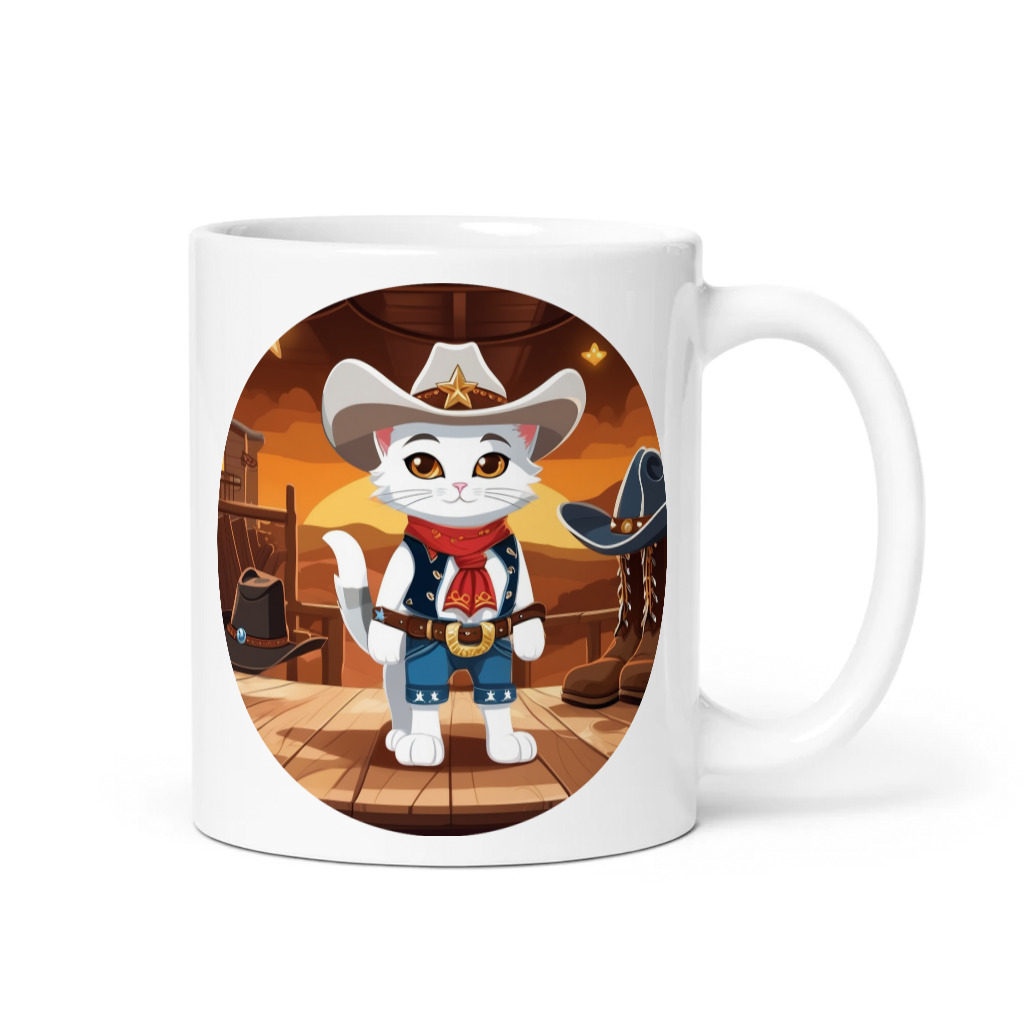 PugMug Custom White Companion Cat Mug