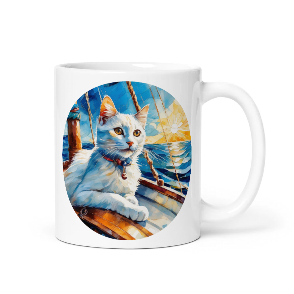 PugMug Custom White Companion Cat Mug