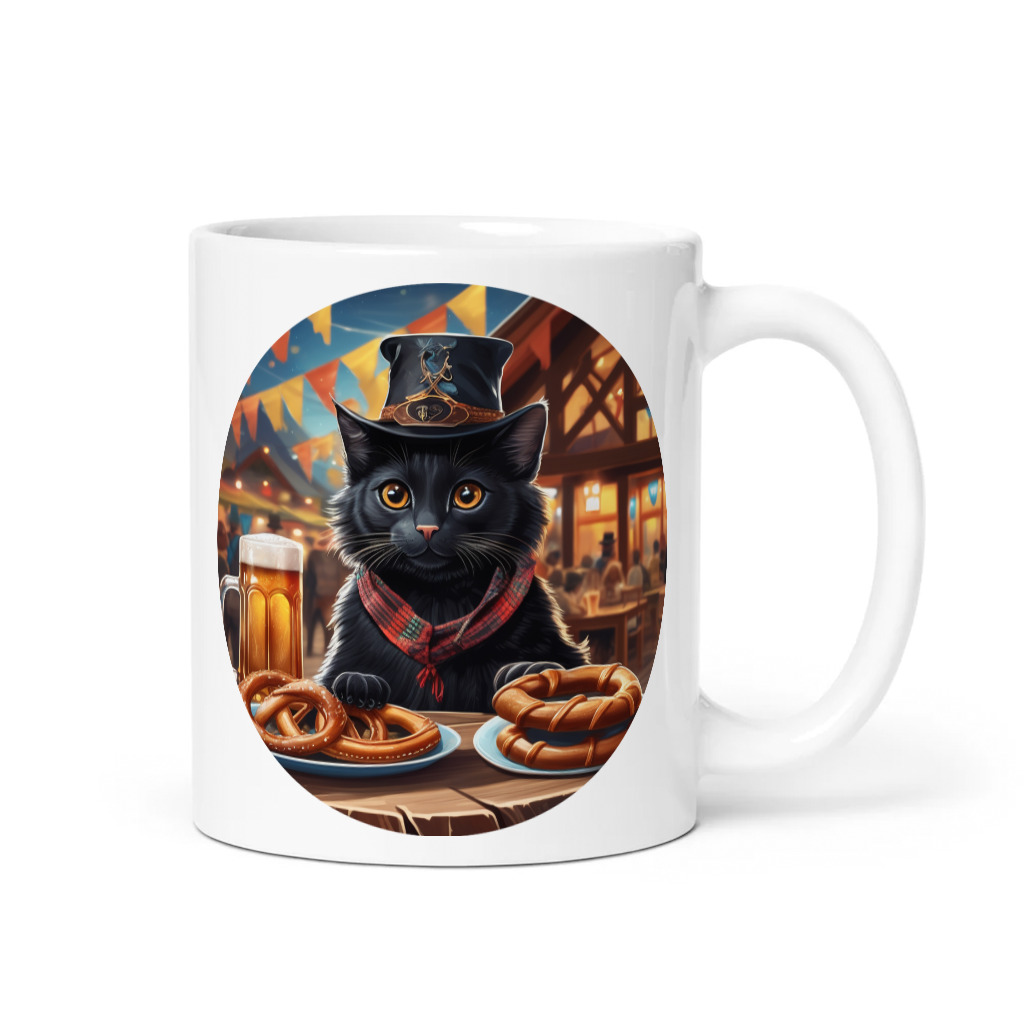 PugMug Custom Black Exotic Cat Mug