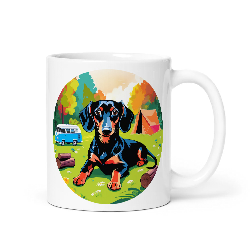 PugMug Custom Black Dachshund Mug