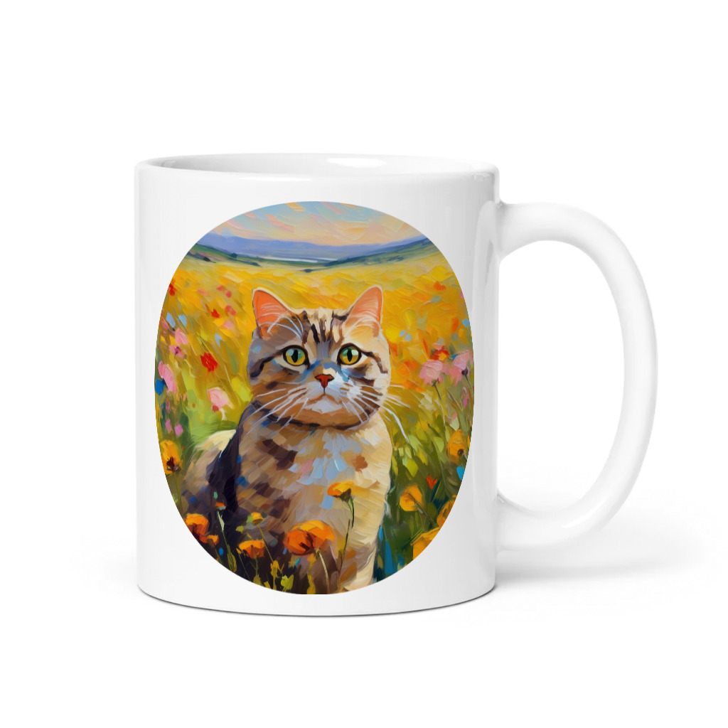 PugMug Custom Tabby Scottish Fold Cat Mug