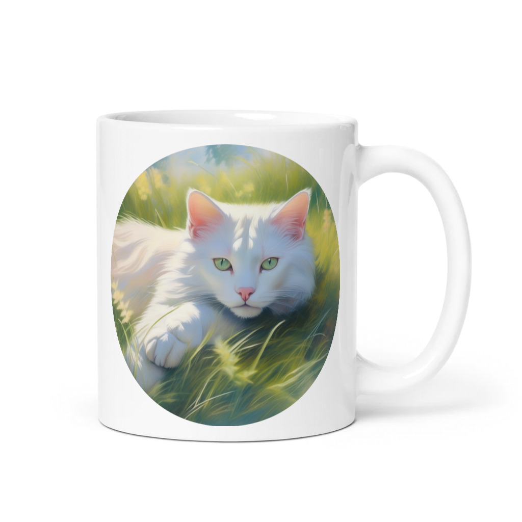 PugMug Custom White Exotic Cat Mug