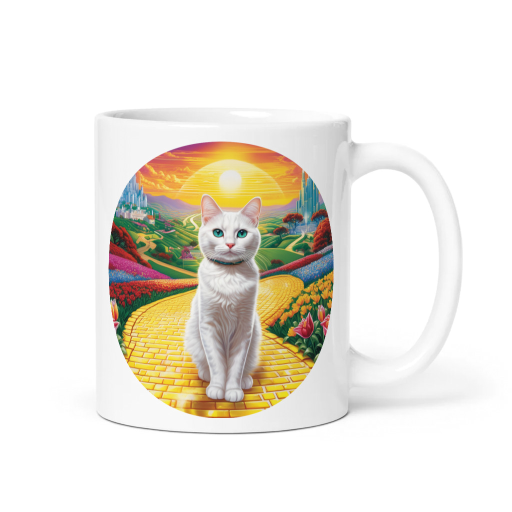 PugMug Custom White Companion Cat Mug