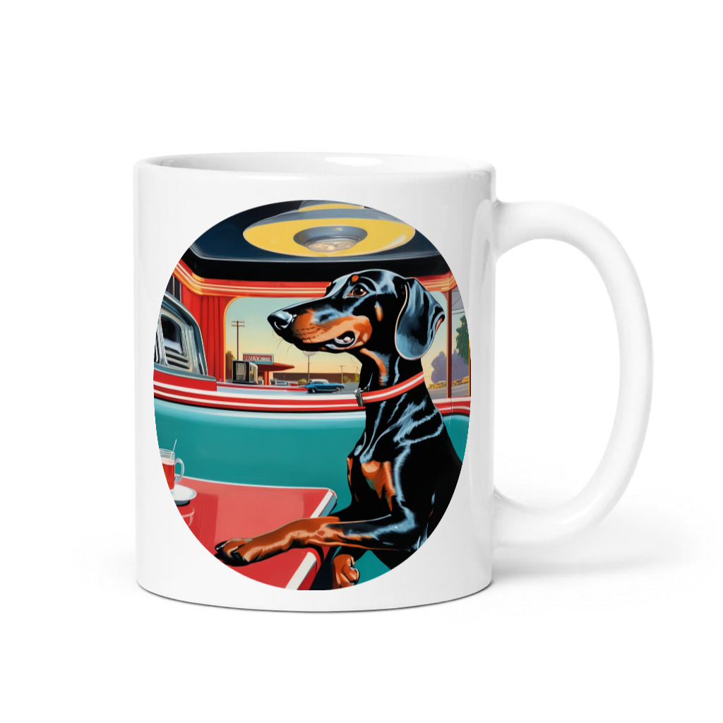 PugMug Custom Black Dachshund Mug