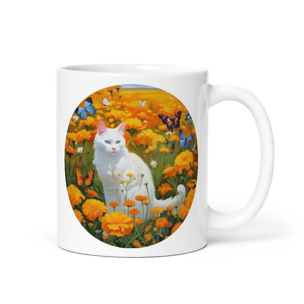 PugMug Custom White Companion Cat Mug