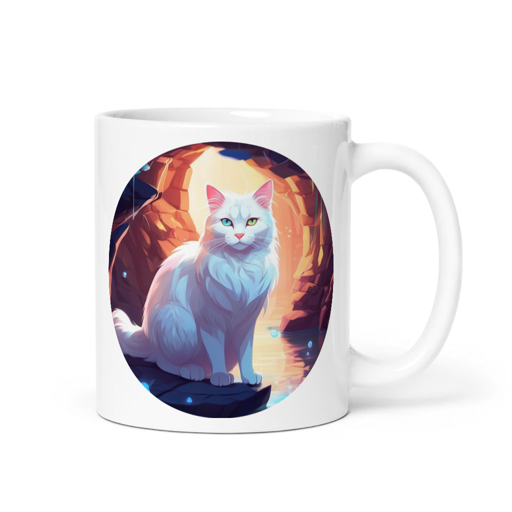 PugMug Custom White Companion Cat Mug