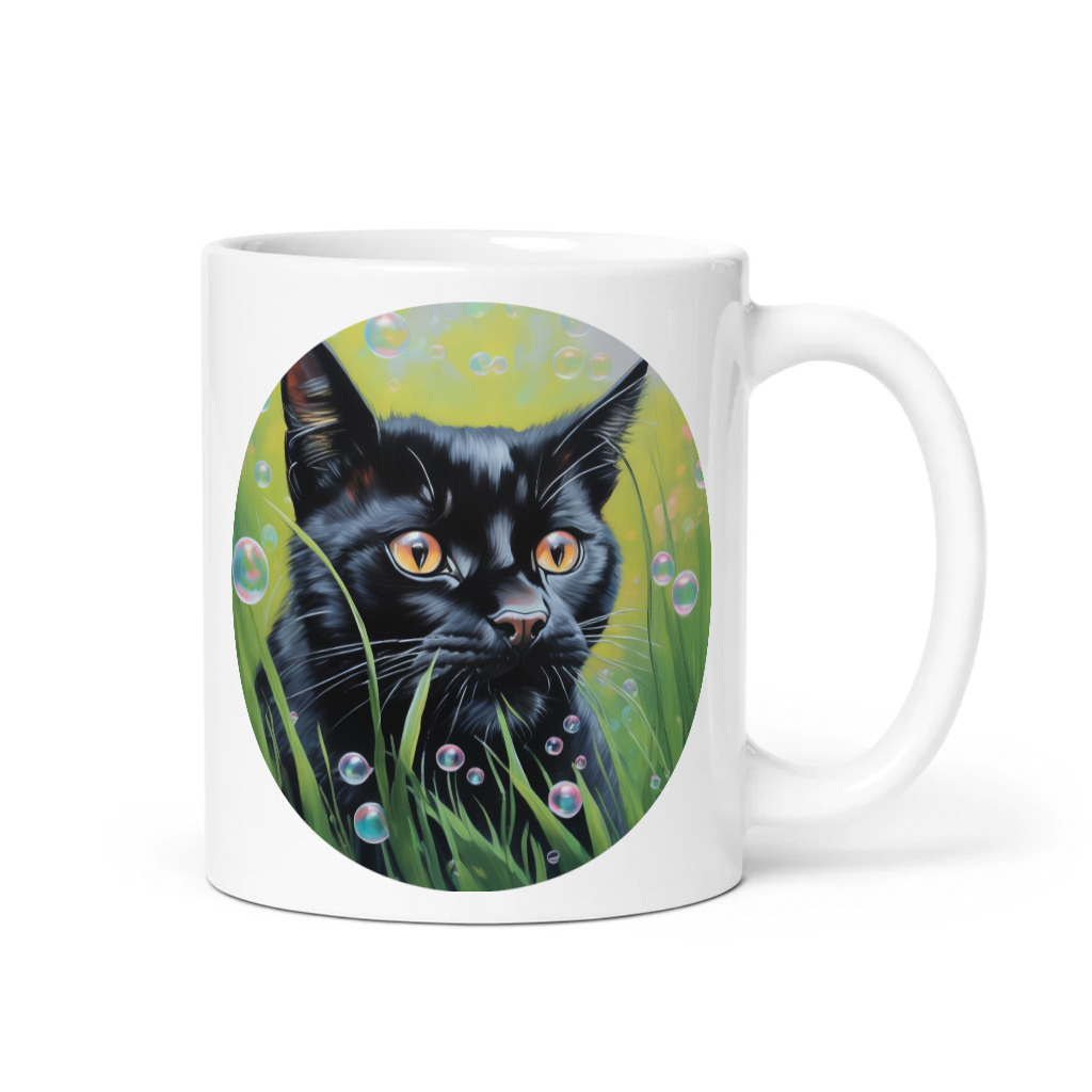 PugMug Custom Black Exotic Cat Mug