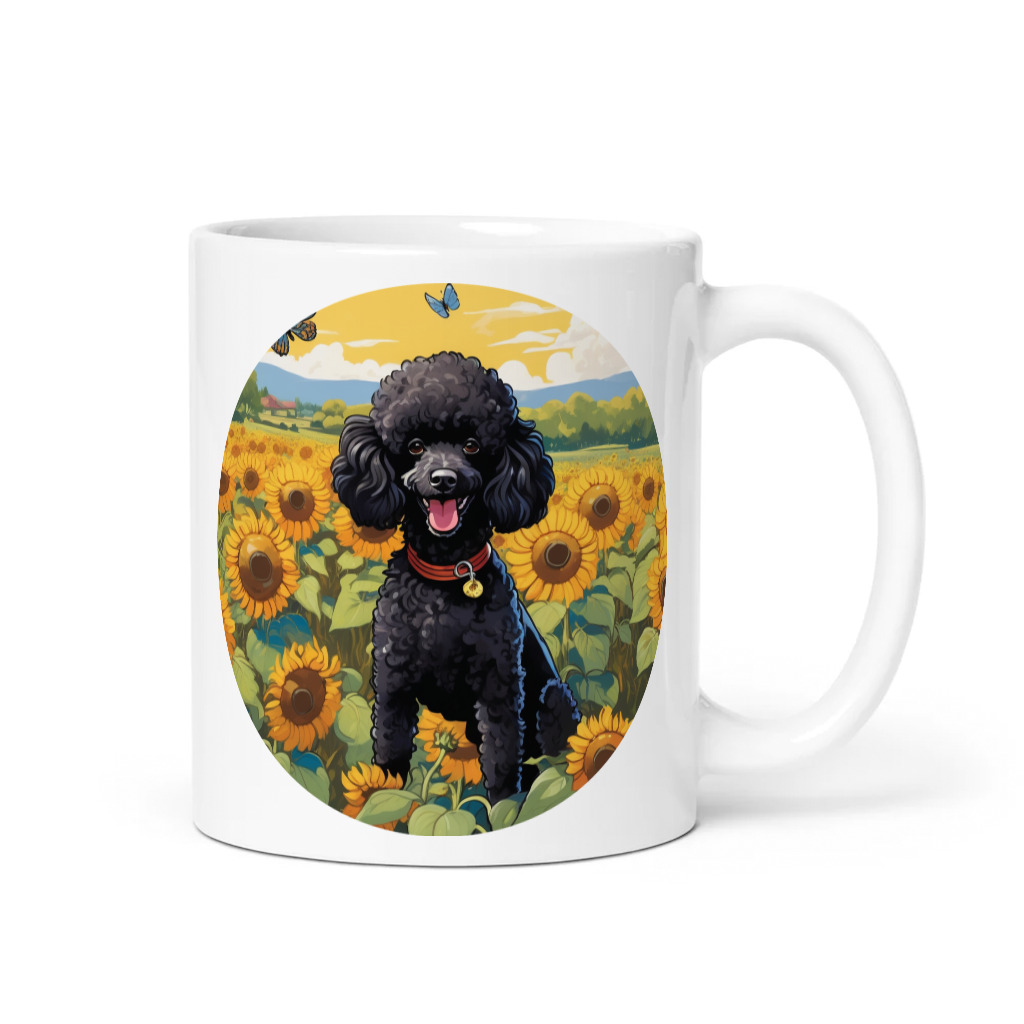 PugMug Custom Black Poodle Mug