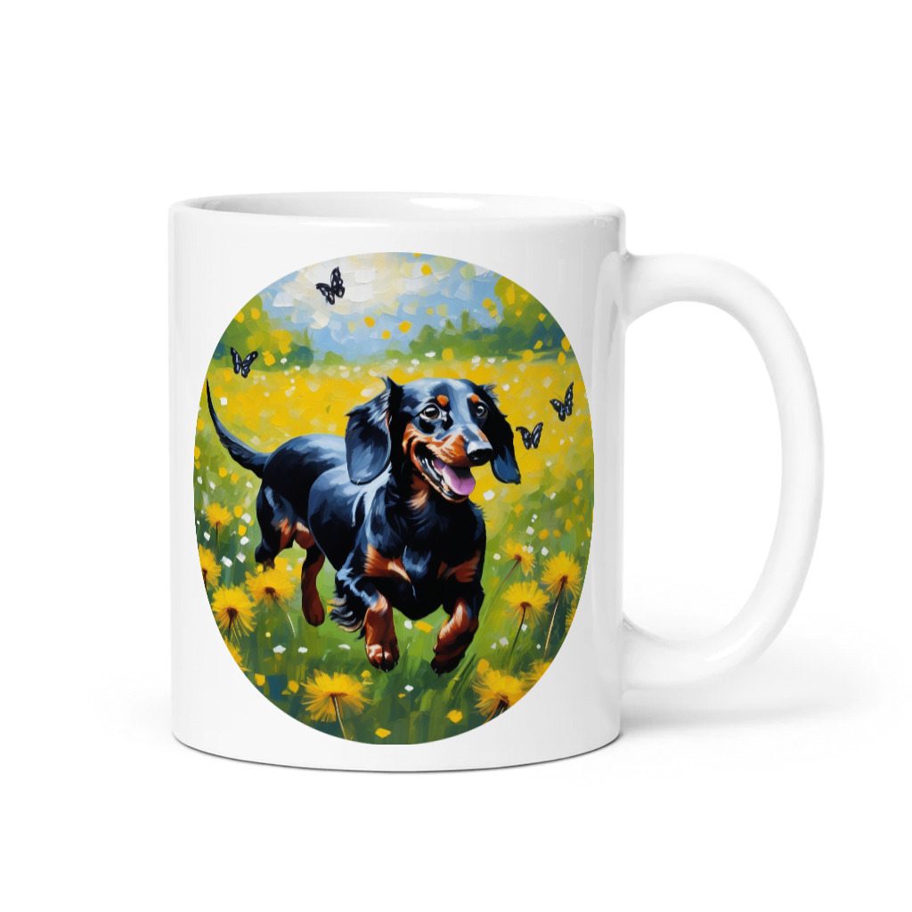 PugMug Custom Black Dachshund Mug
