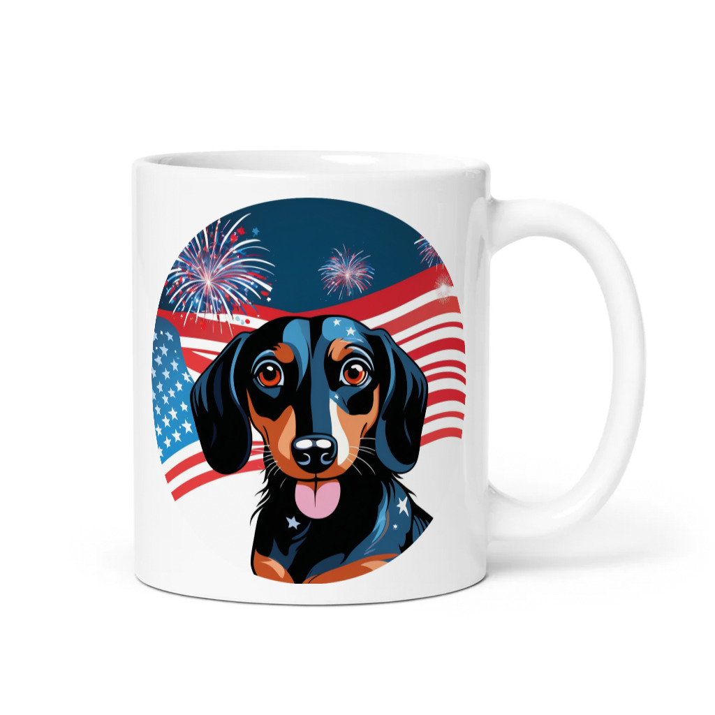 PugMug Custom Black Dachshund Mug