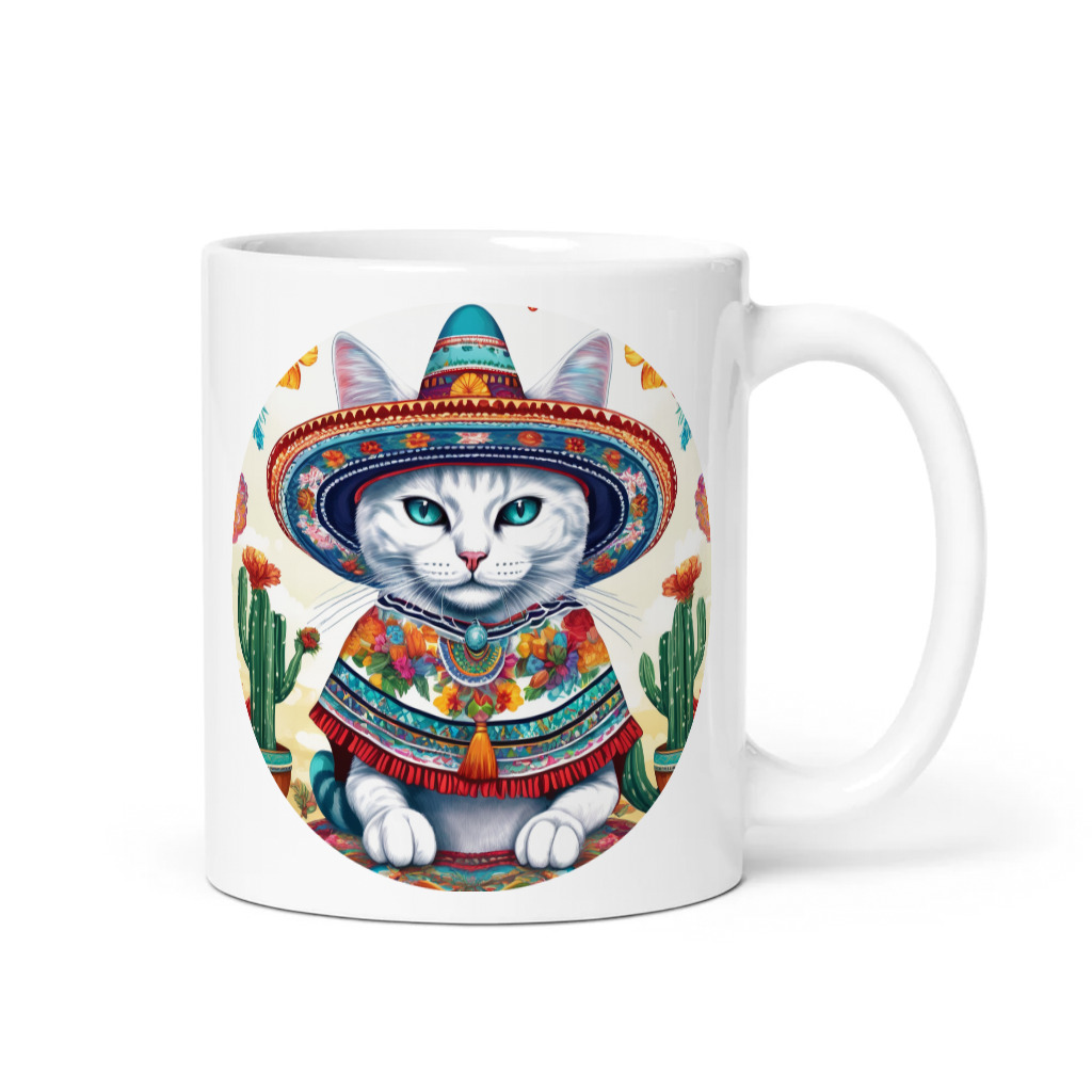 PugMug Custom White Companion Cat Mug
