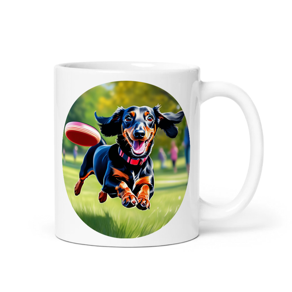 PugMug Custom Black Dachshund Mug
