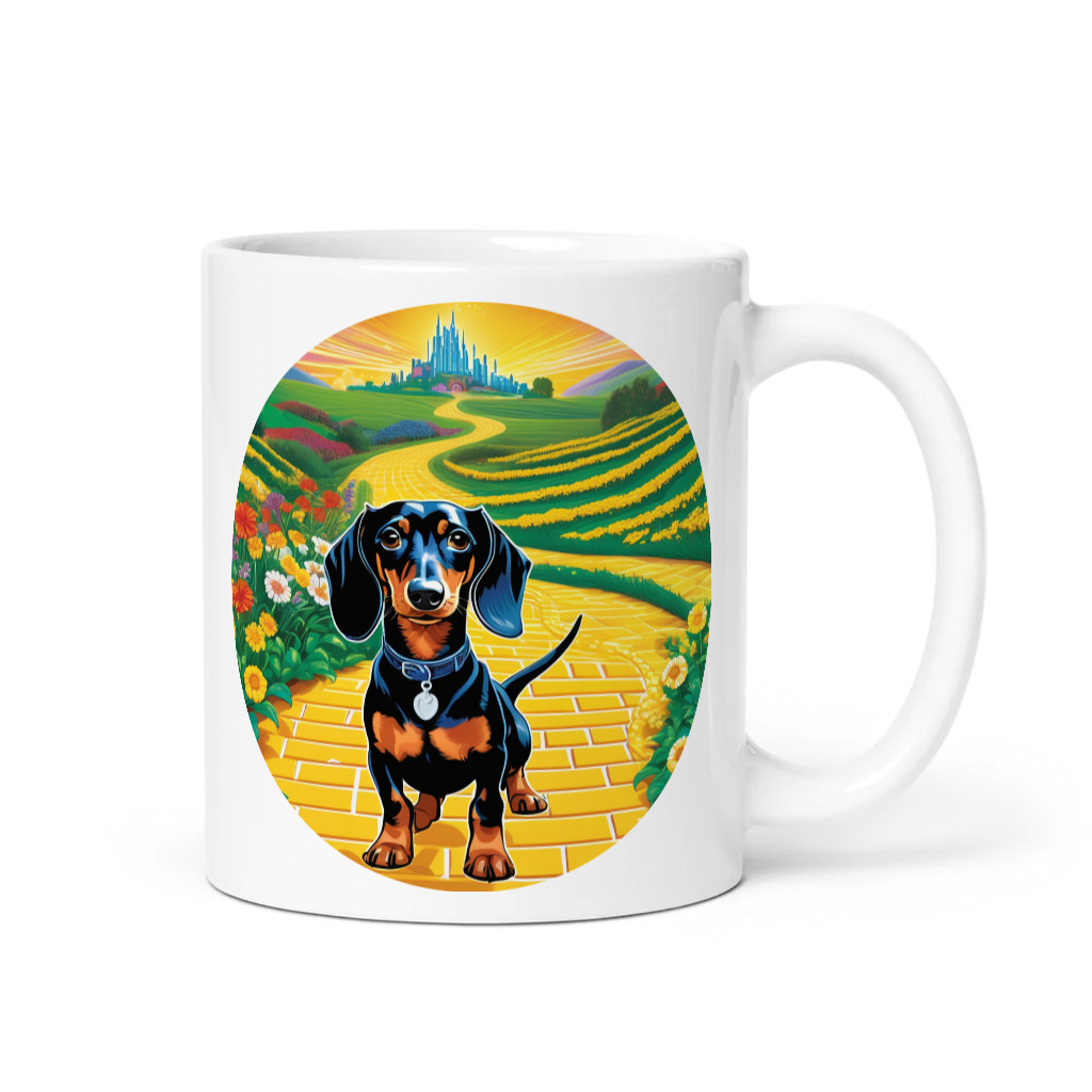 PugMug Custom Black Dachshund Mug