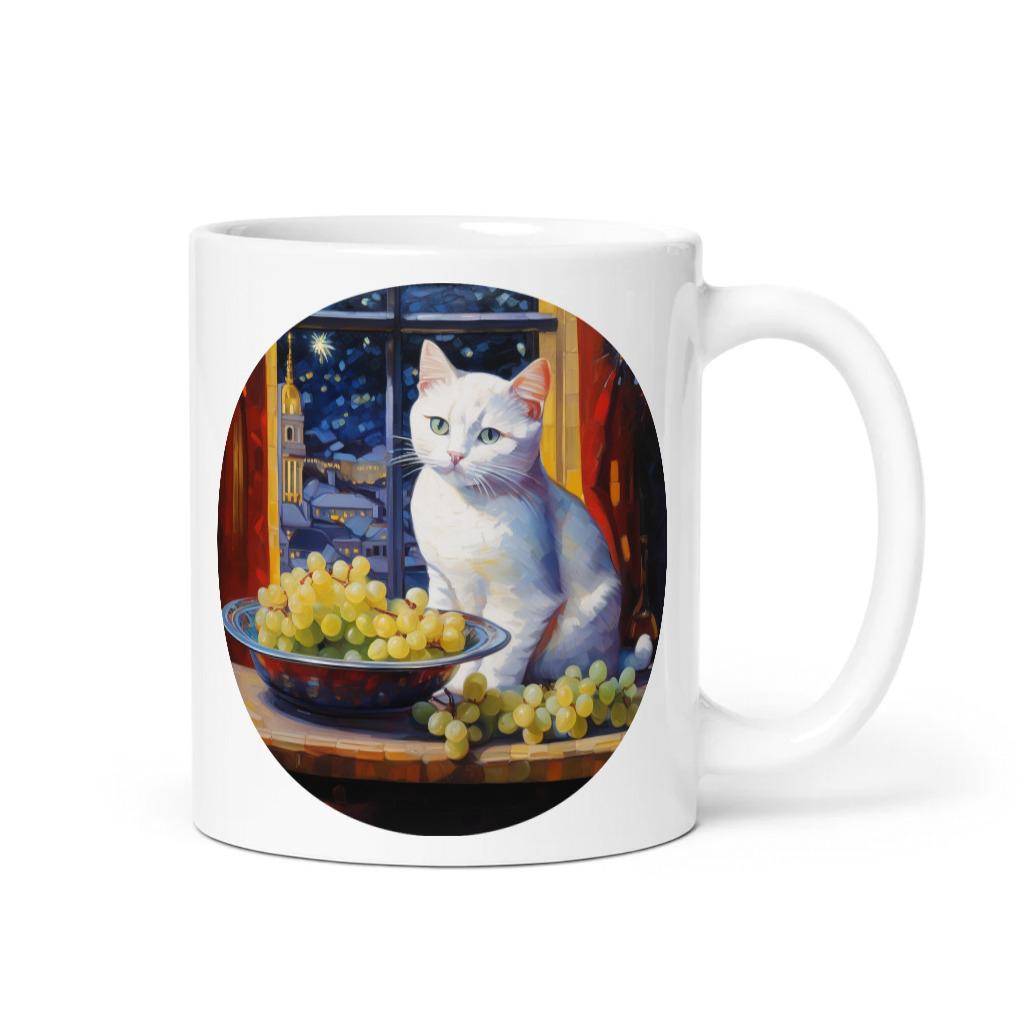 PugMug Custom White Exotic Cat Mug
